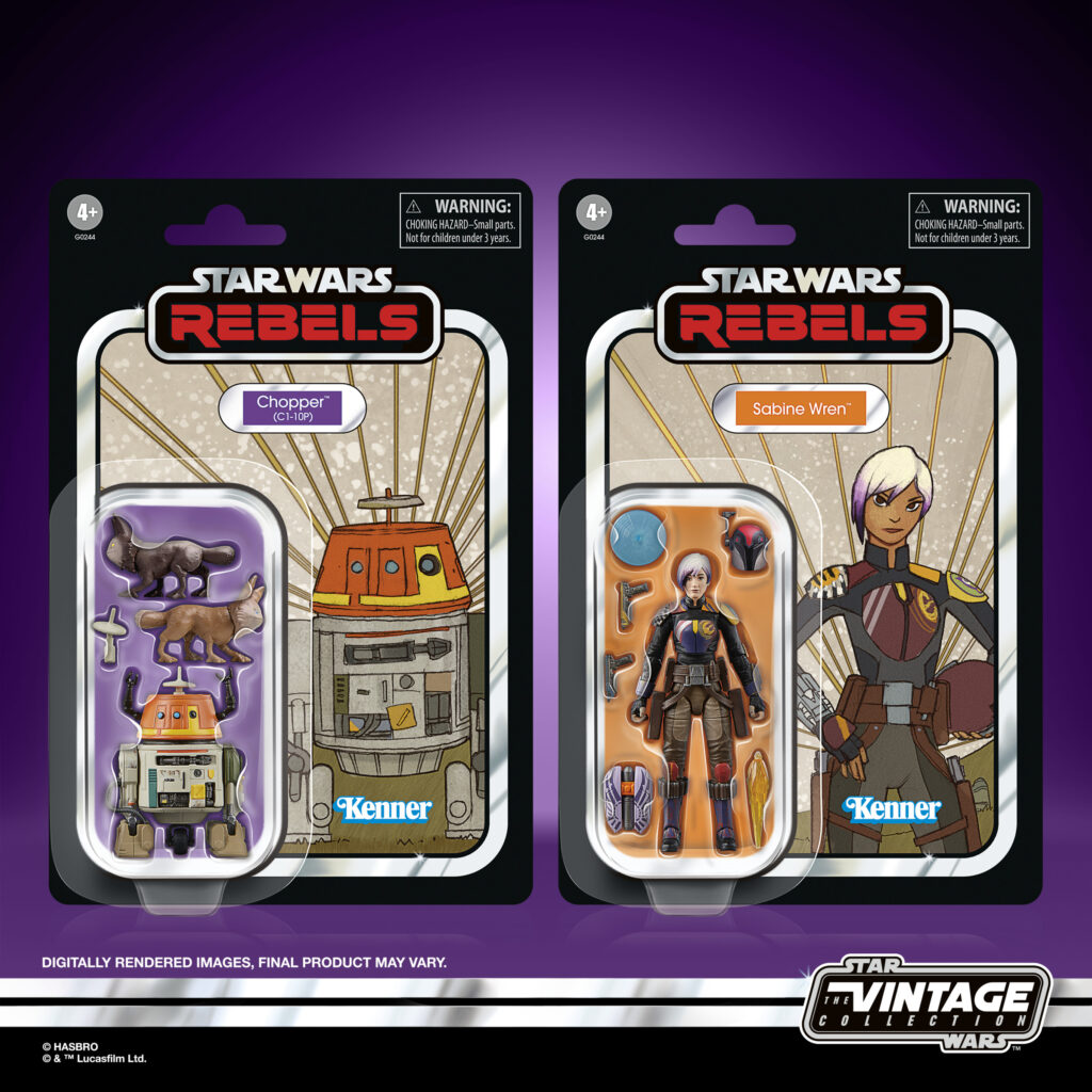 Hasbro, The Vintage Collection, Star Wars, Sabine Wren, Chopper, Fanstream